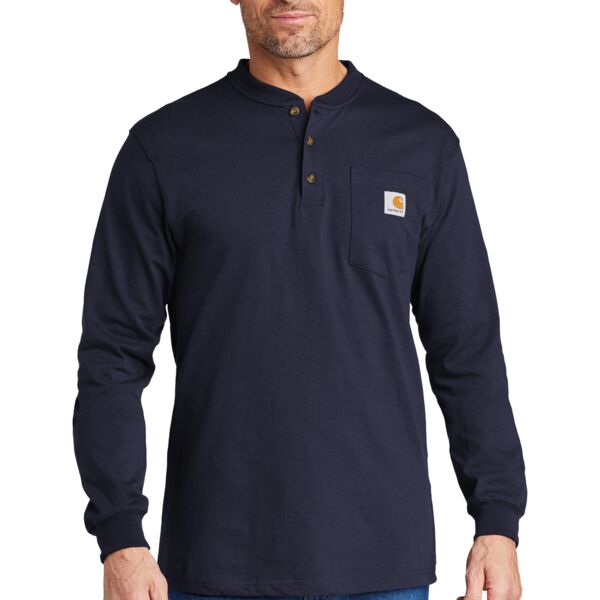 Long Sleeve Henley T Shirt Thumbnail