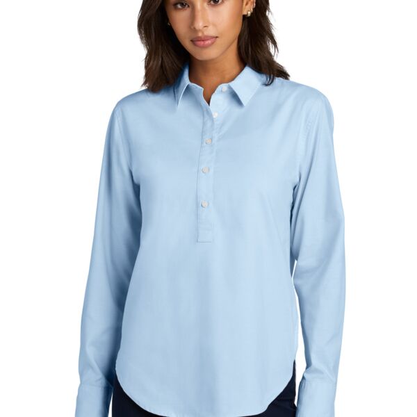 Women's Long Sleeve Modern Oxford Shirt Thumbnail
