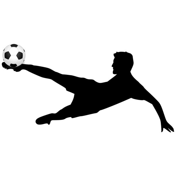 Soccer Player Kicking Thumbnail