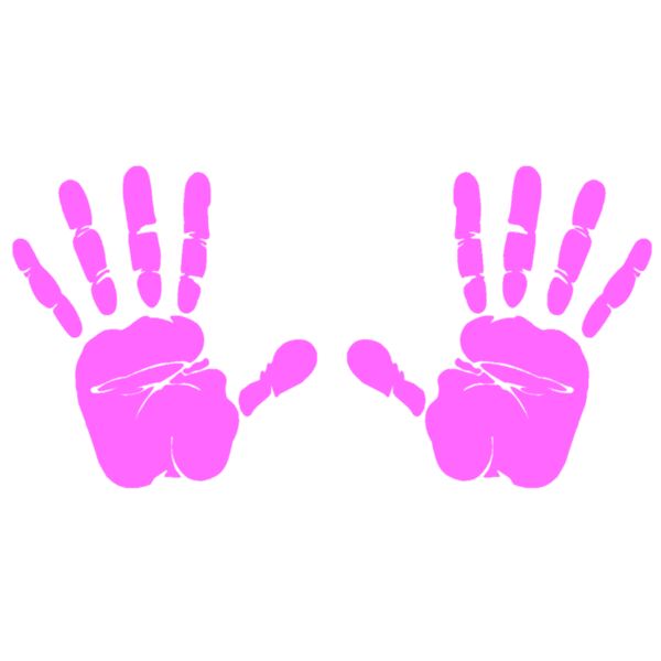 Hand Prints  Rose Pink  Thumbnail