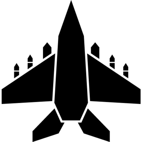 Fighter Jet Silhouette5 Thumbnail