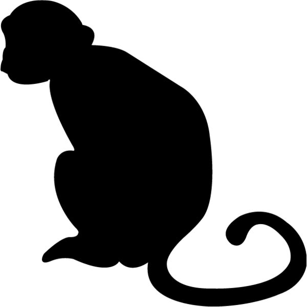 Monkey Silhouette6 Thumbnail
