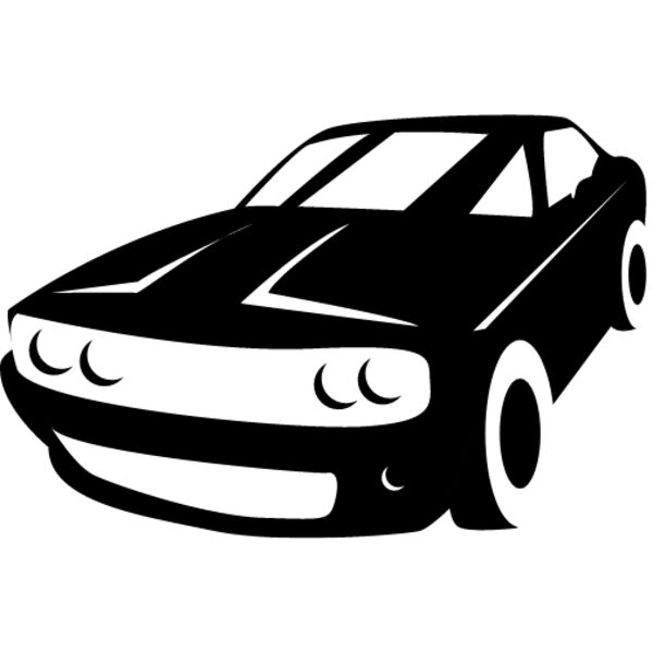 Muscle Car Silhouette3 Thumbnail