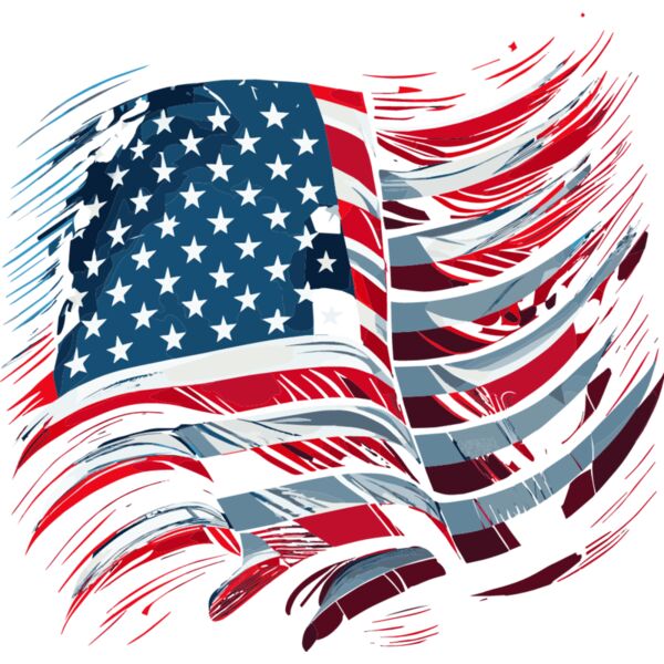 USA Abstract Flag Thumbnail