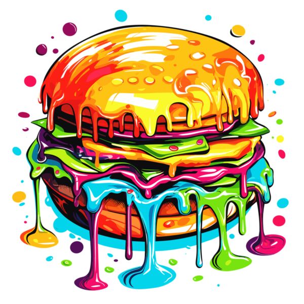 Colorful Burger Thumbnail