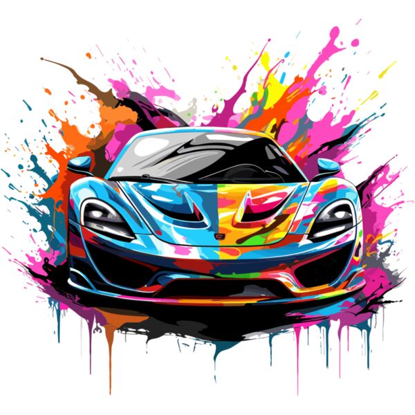 Colorful Super Car Thumbnail