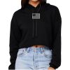 Women's Sponge Fleece Cropped Fleece Hoodie Thumbnail