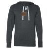 Unisex Jersey Sport Lace Hooded Pullover Thumbnail